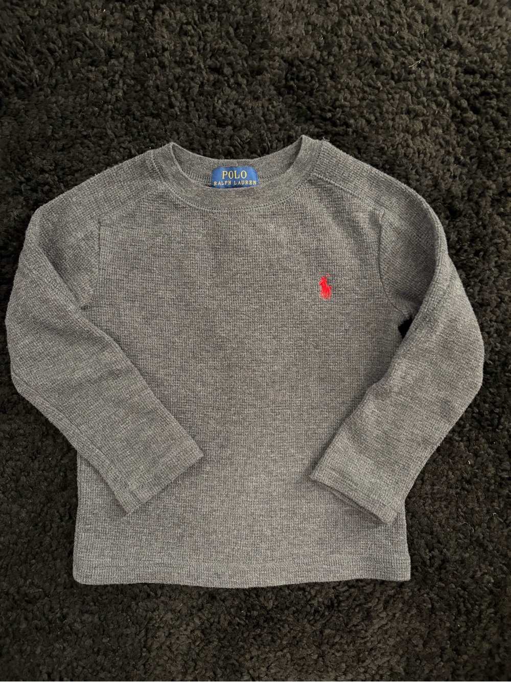 EUC- Ralph Lauren Polo waffles tee 2T
